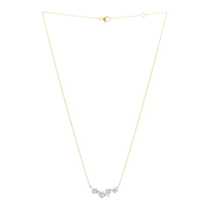 David Yurman 18K Yellow White Gold Diamond Precious Chatelaine Necklace 2 of 3