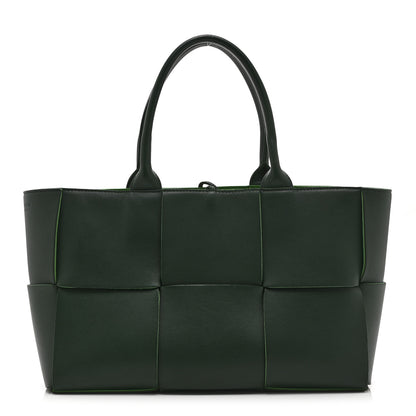 Bottega Veneta Calfskin Maxi Intrecciato Medium Arco Tote Raintree 1 of 10