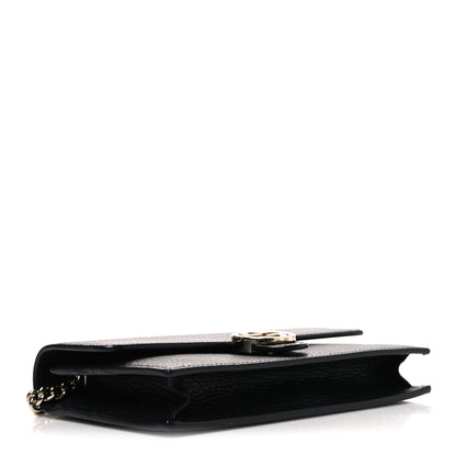 Gucci Dollar Calfskin Interlocking G Chain Wallet Black 4 of 11