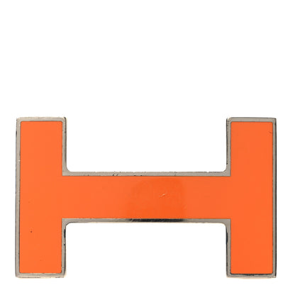 Hermes Enamel Quizz H Belt Buckle Orange 1 of 3