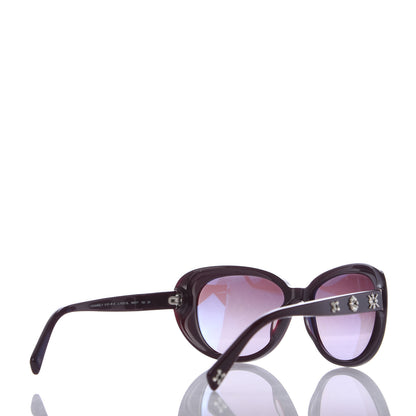 Chanel Crystal CC Sunglasses 5151-B Burgundy 4 of 6