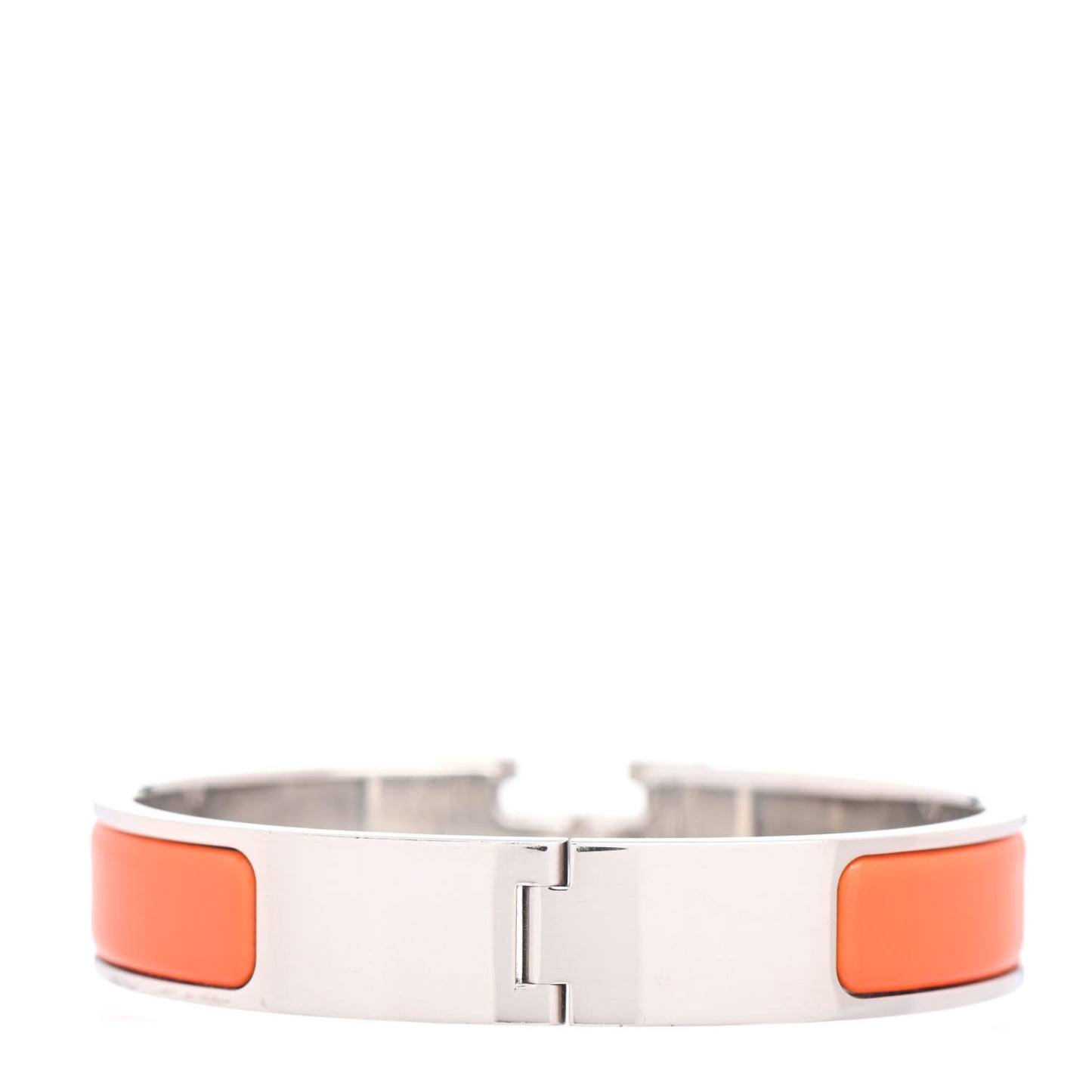 Enamel Narrow Clic Clac H Bracelet PM Orange