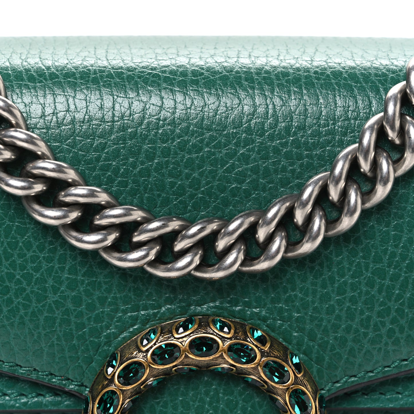 Calfskin Mini Dionysus Shoulder Bag Emerald