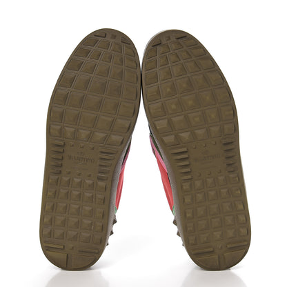 Valentino Garavani Canvas Womens Rockstud Slip On Sneakers 37 Camouflage 5 of 11