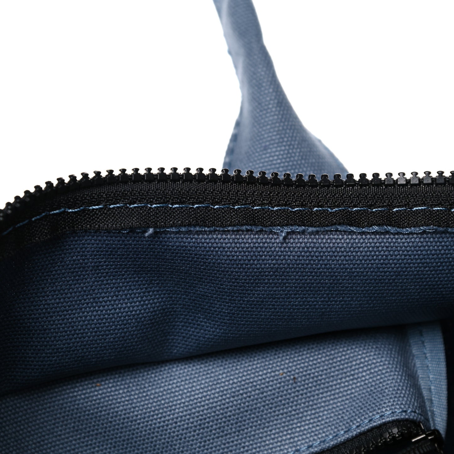Cotton Canvas The Traveler Tote Bag Blue