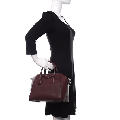 Givenchy Sugar Goatskin Small Antigona Oxblood 3 of 12