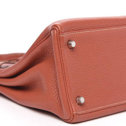 Hermes Taurillon Clemence Retourne Kelly 35 Sanguine 8 of 9