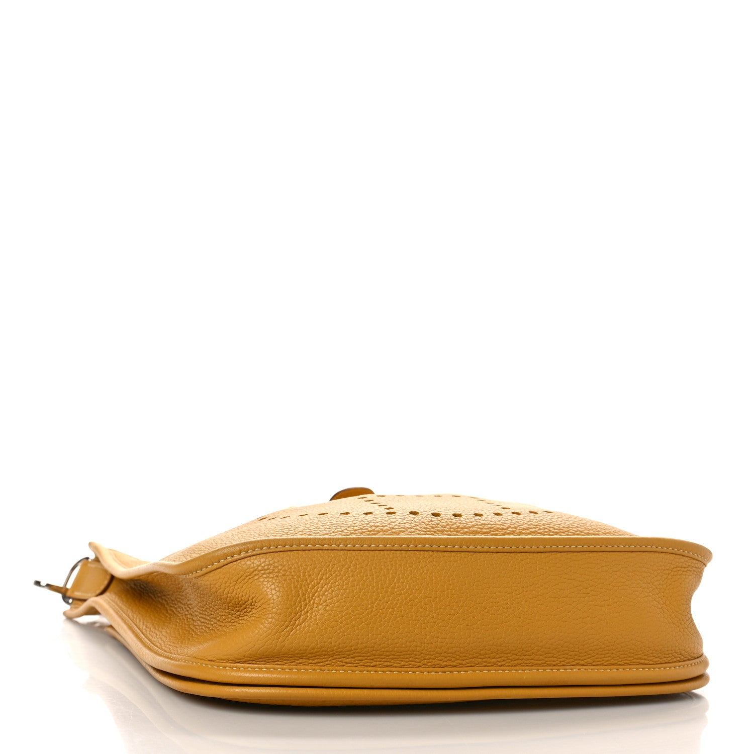 Hermes Taurillon Clemence Amazone Evelyne II PM Curry 4 of 8