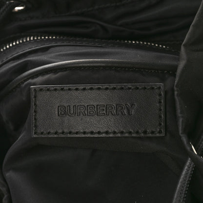 Burberry Nylon Logo Print Medium Rucksack Backpack Black 6 of 8