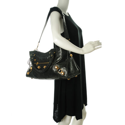 Balenciaga Agneau Giant 21 Gold Hardware Part Time Black 2 of 8
