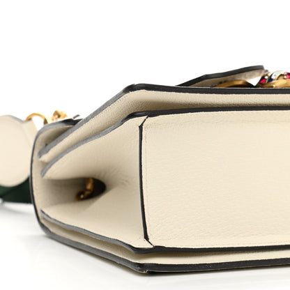 Gucci GG Supreme Monogram Small Queen Margaret Top Handle Bag White 9 of 12