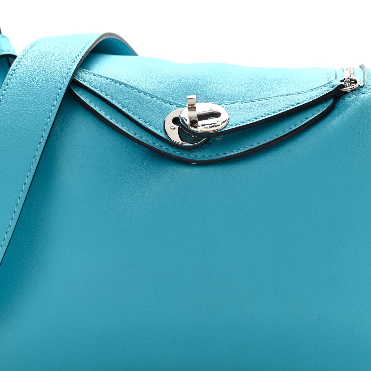 Hermes Swift Mini Lindy 20 Turquoise 8 of 11
