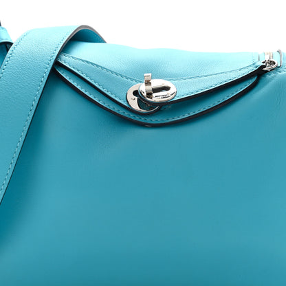 Hermes Swift Mini Lindy 20 Turquoise 8 of 11