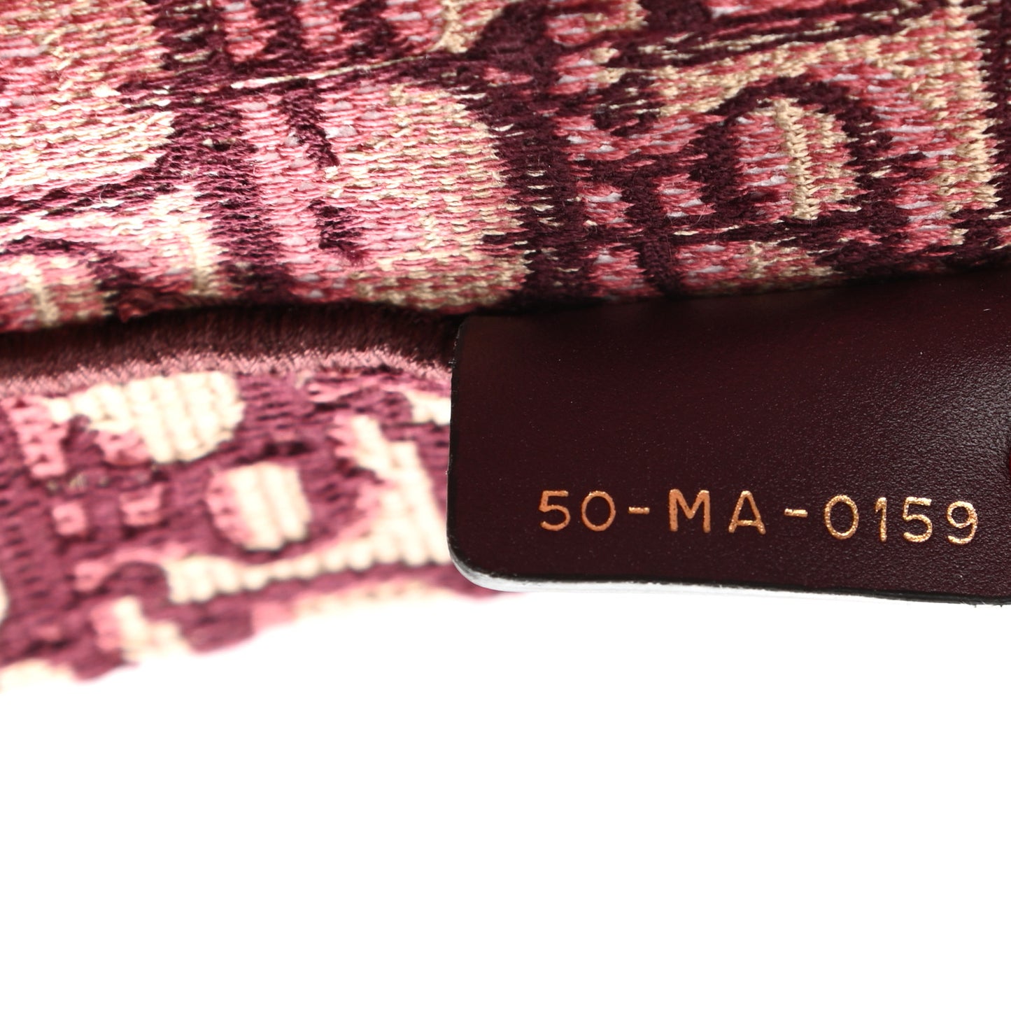 Oblique Large Book Tote Burgundy Multicolor