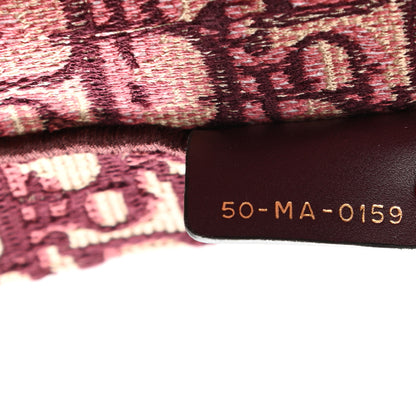 Christian Dior Oblique Large Book Tote Burgundy Multicolor 7 of 11