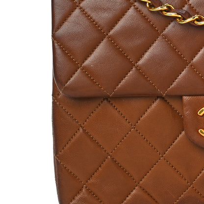 Chanel Lambskin Quilted Small Single Flap Brown 9 of 10