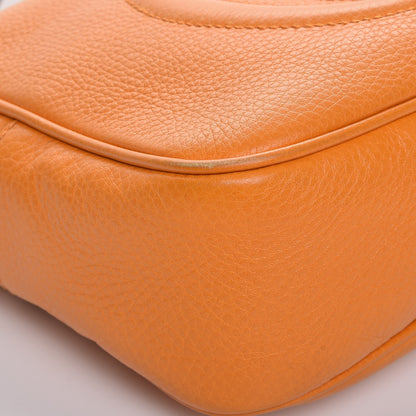 Gucci Pebbled Calfskin Small Soho Disco Bag Curcuma 9 of 12