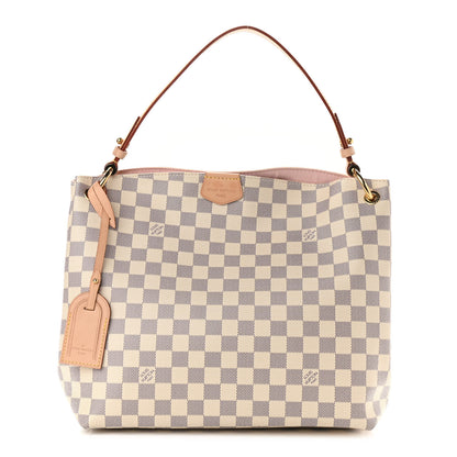 Louis Vuitton Damier Azur Graceful PM Rose Ballerine 1 of 11