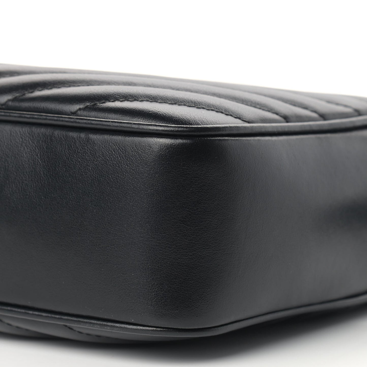 Calfskin Matelasse Monogram Lou Camera Bag Black
