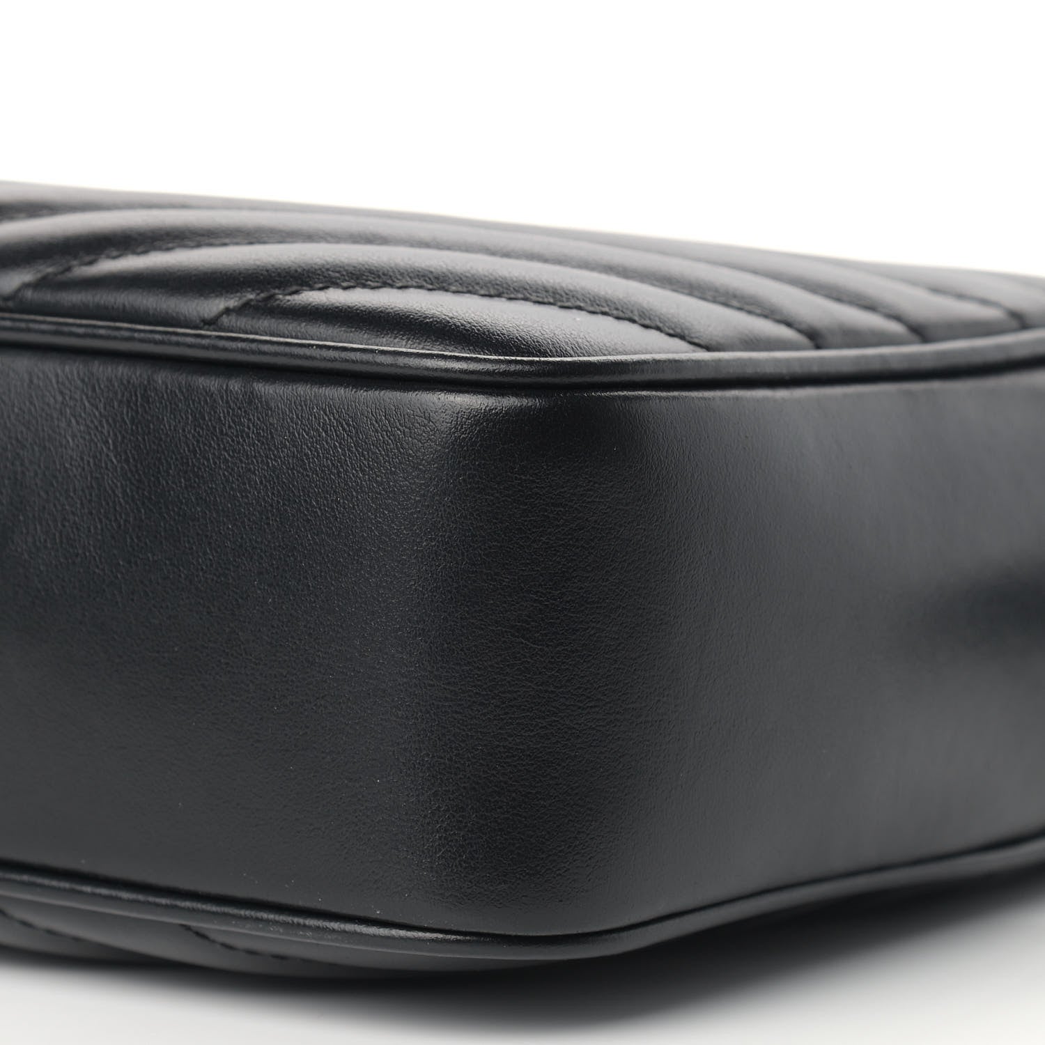 Saint Laurent Calfskin Matelasse Monogram Lou Camera Bag Black 9 of 12