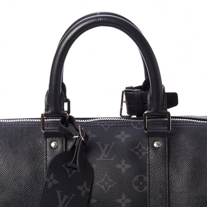 Louis Vuitton Taiga Monogram Eclipse Keepall Bandouliere 50 Black 7 of 8