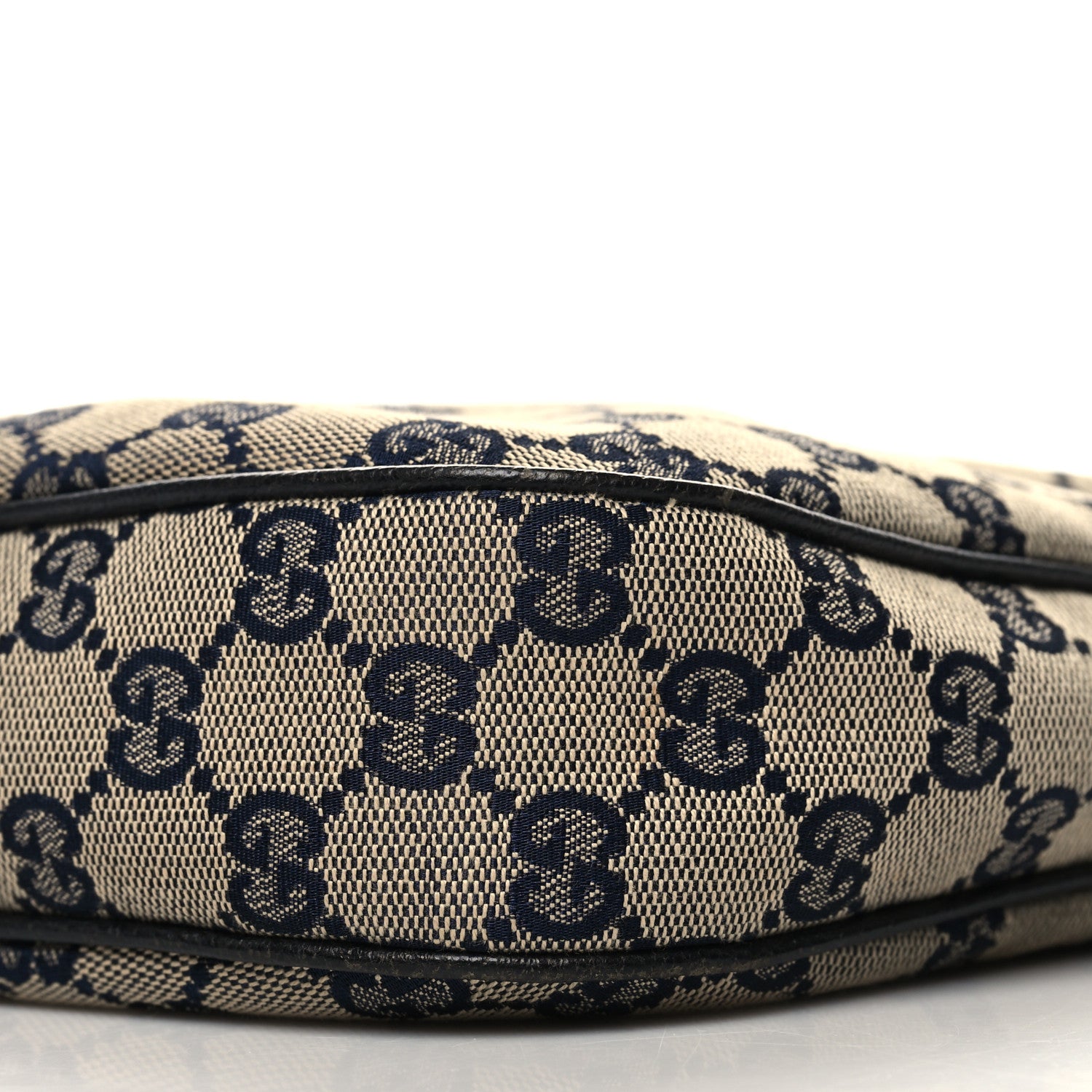 Gucci Monogram Web Small Pop Hobo Navy 10 of 12