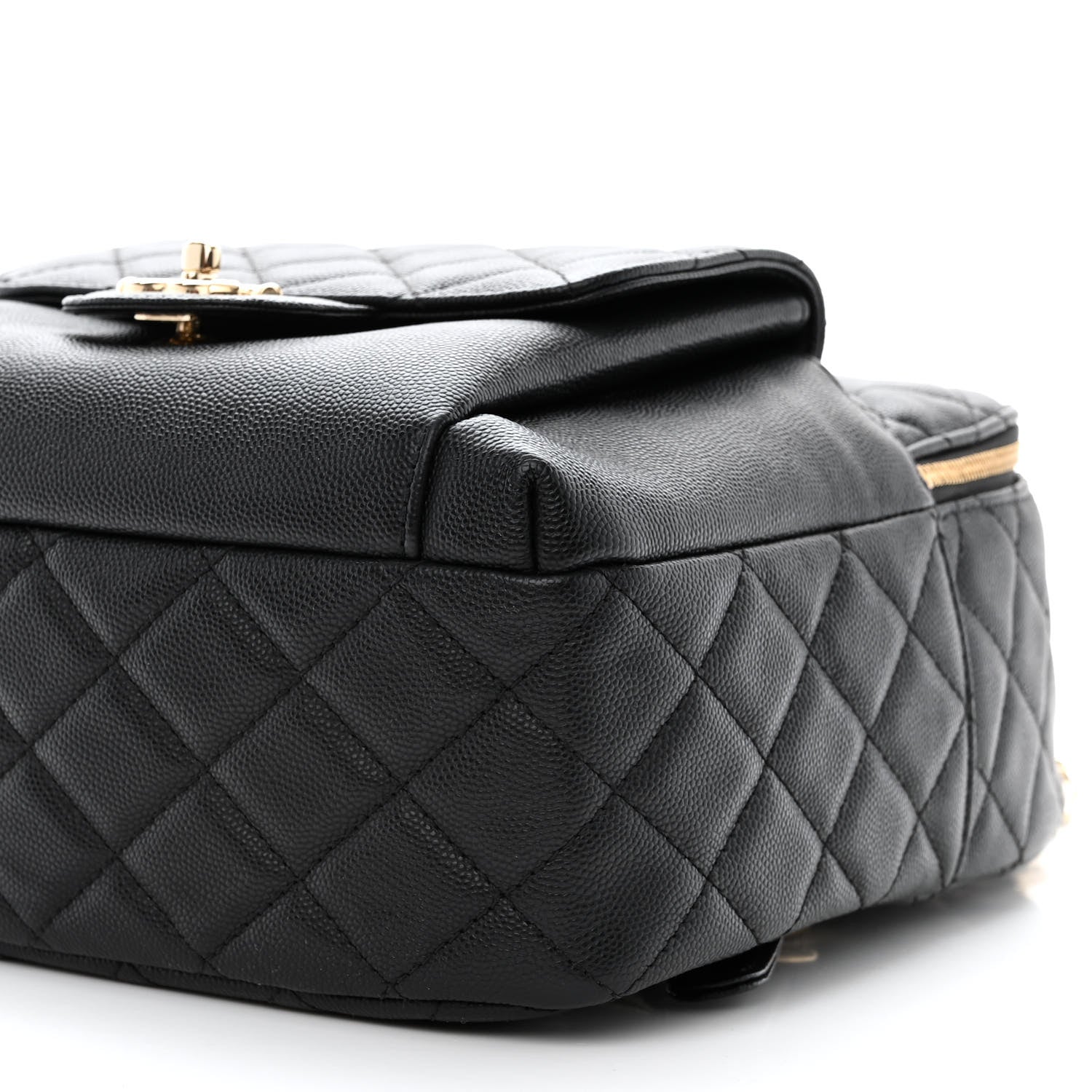 Chanel Caviar Quilted Medium Zip Around Backpack Black 10 of 10