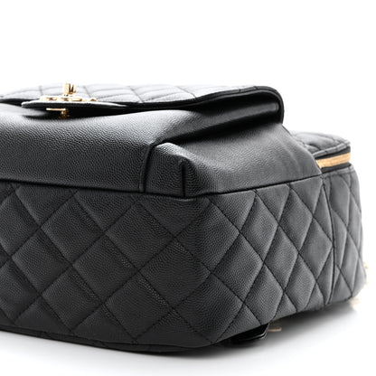 Chanel Caviar Quilted Medium Zip Around Backpack Black 10 of 10