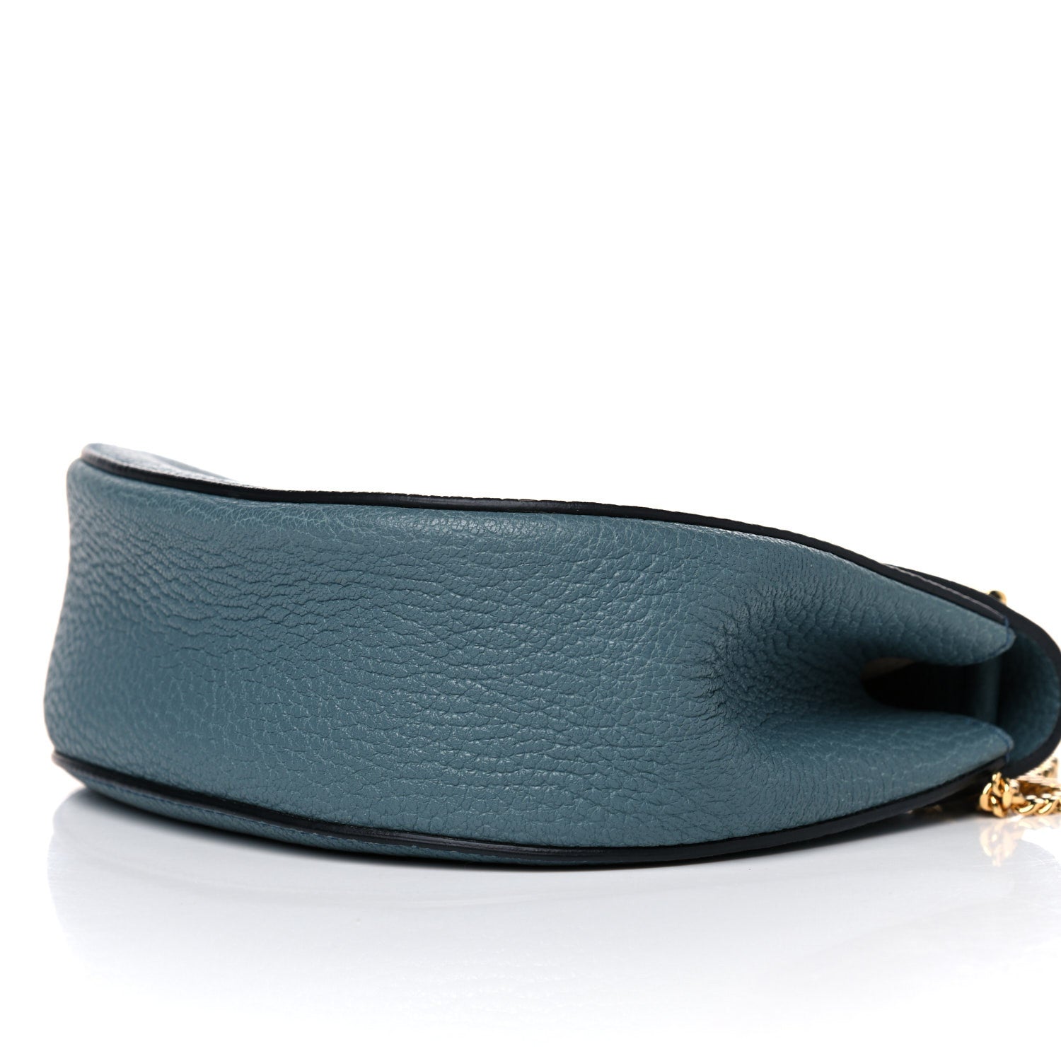 Chloe Grained Lambskin Mini Drew Shoulder Bag Cloudy Blue 9 of 9