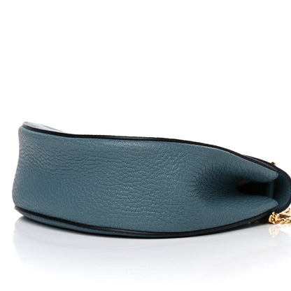 Chloe Grained Lambskin Mini Drew Shoulder Bag Cloudy Blue 9 of 9
