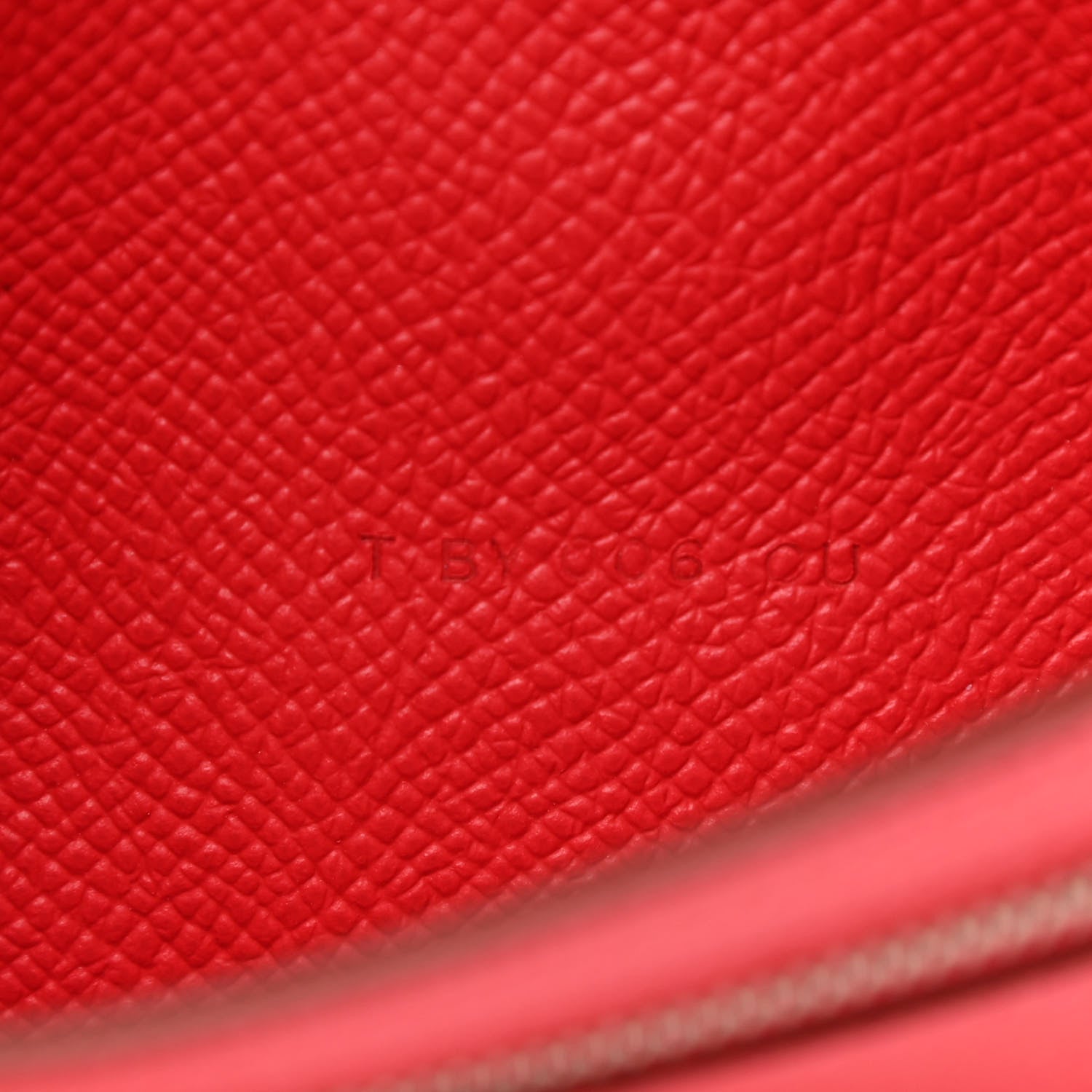 Hermes Epsom Bearn Gusset Wallet Rouge Casaque 7 of 8