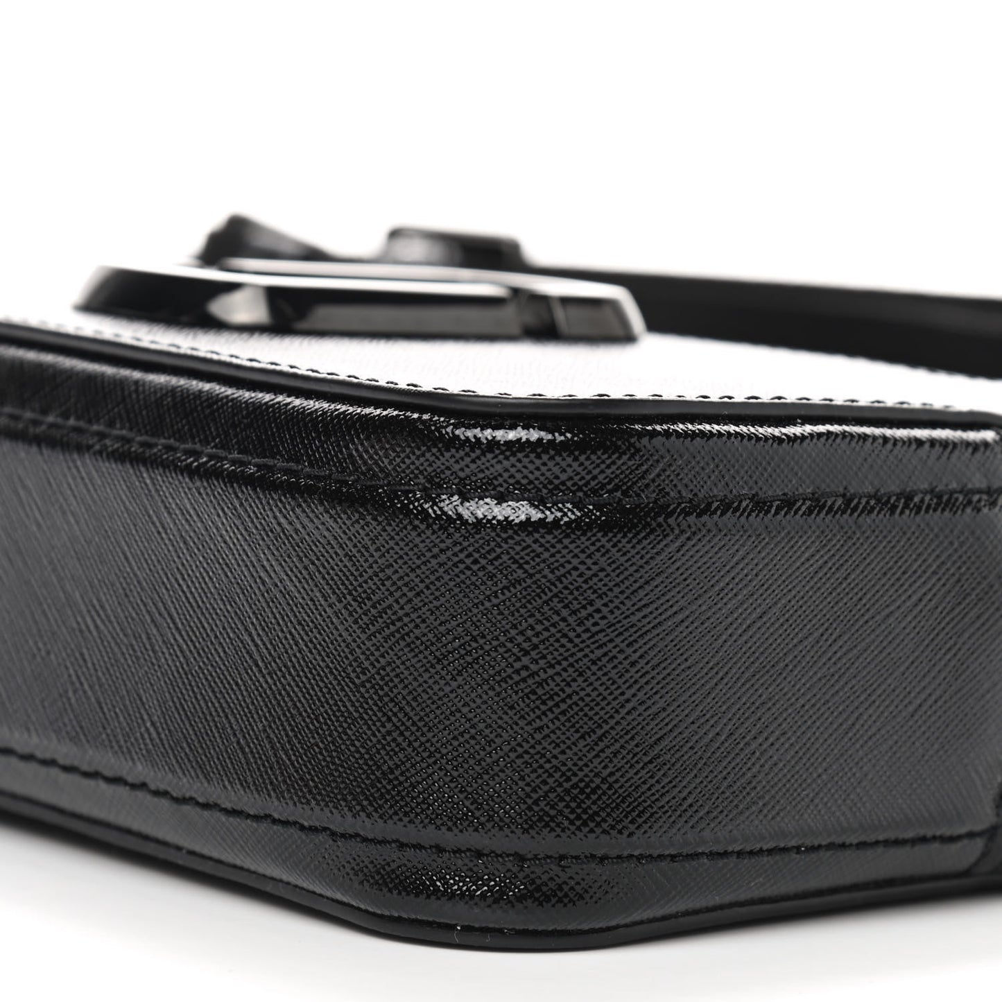 Saffiano Snapshot Camera Bag Black