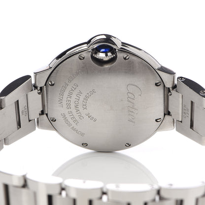 Cartier Stainless Steel 33mm Ballon Bleu De Automatic Watch Pink 5 of 8