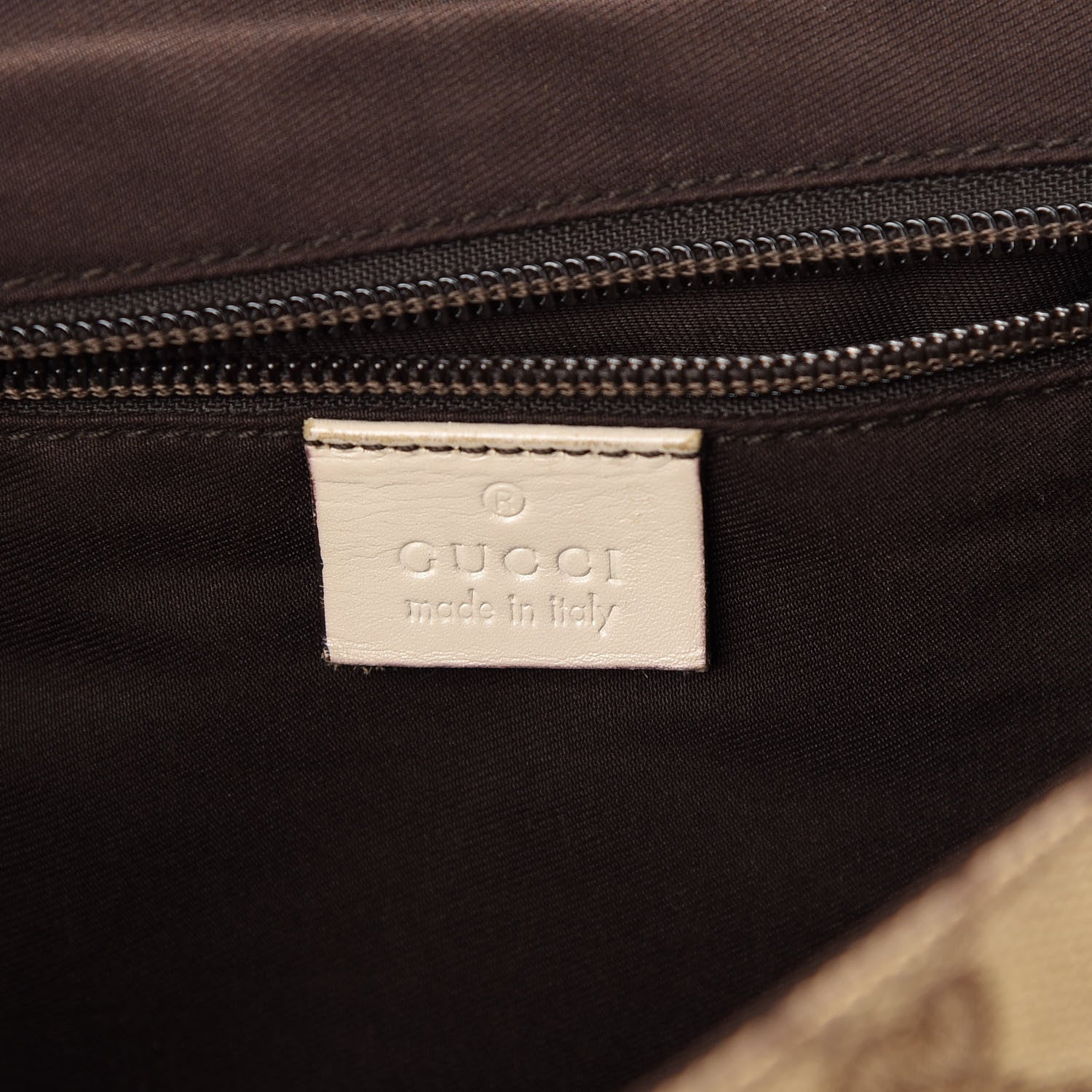 Gucci Monogram Small Double Buckle Flap Messenger Bag Off White 6 of 11