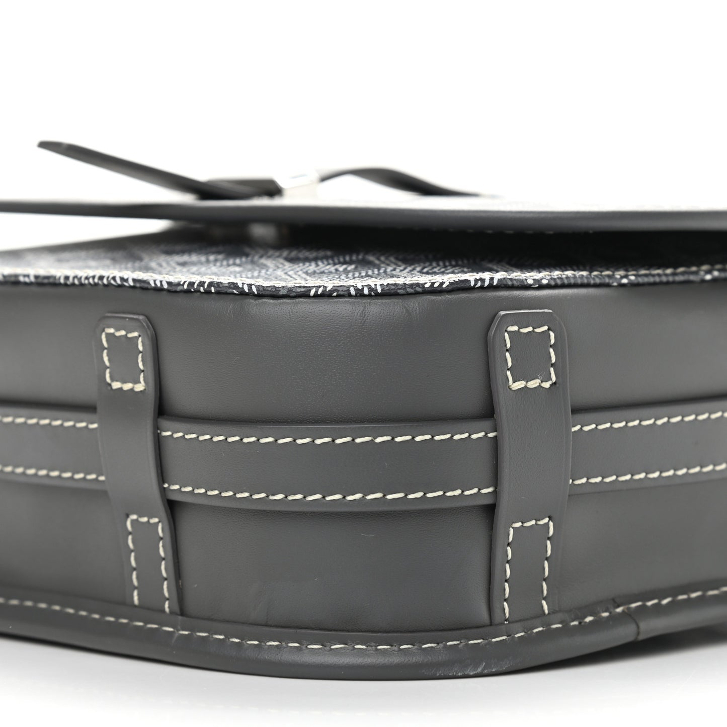 Goyardine Belvedere II PM Messenger Bag Gray