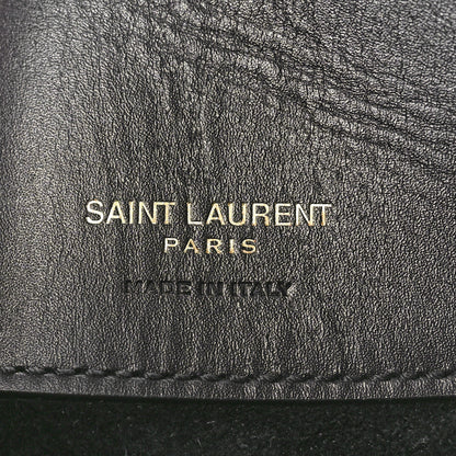 Saint Laurent Shiny Calfskin Le 37 Mini Bucket Bag Black 6 of 9