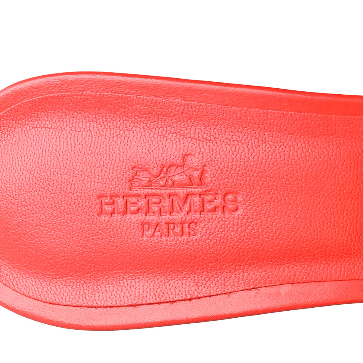 Hermes Calfskin Oasis Sandals 35.5 Rouge Bali 9 of 10