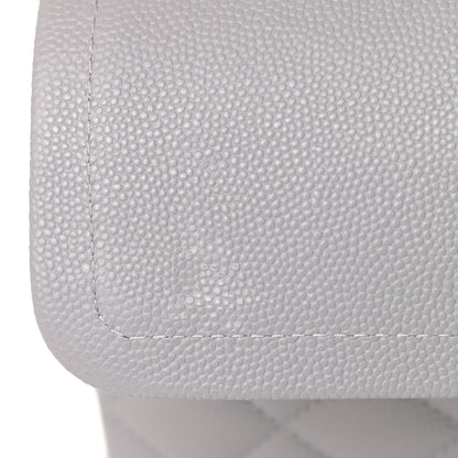Chanel Caviar Quilted Small Double Flap Grey 5 of 5