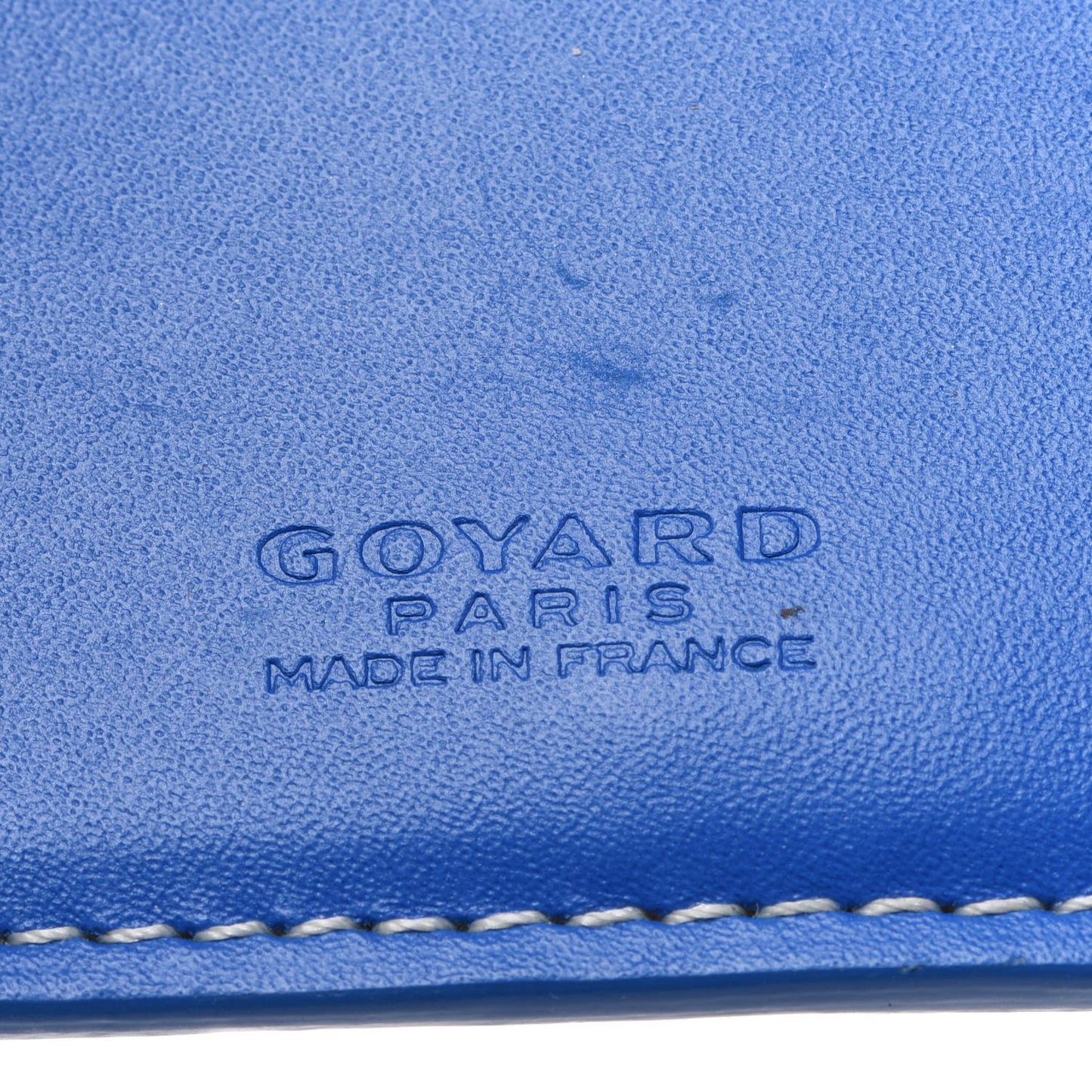 Goyardine Saint Pierre Card Holder Blue