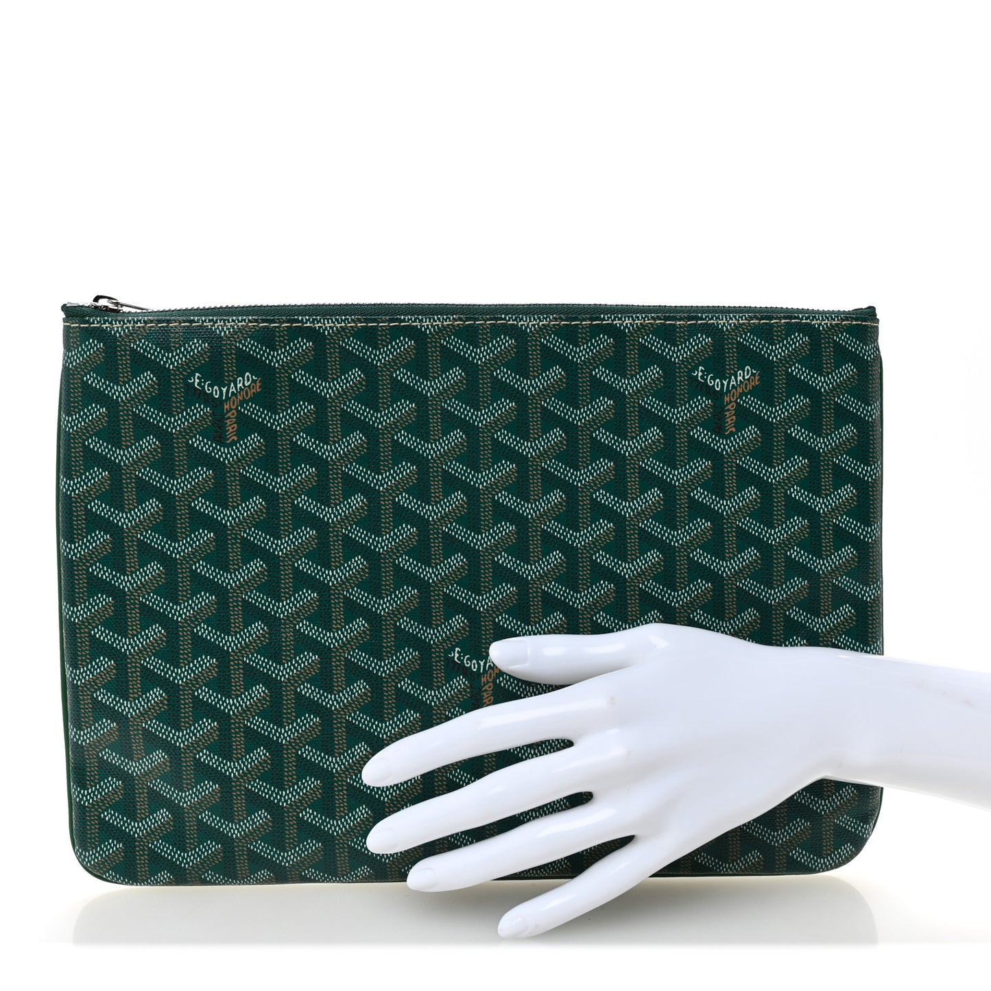 Goyardine Senat Pochette MM Green