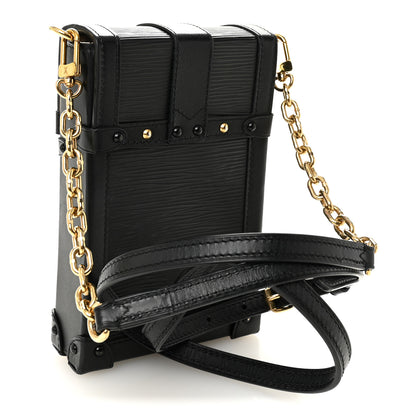 Louis Vuitton Epi Pochette Trunk Verticale Black 2 of 9