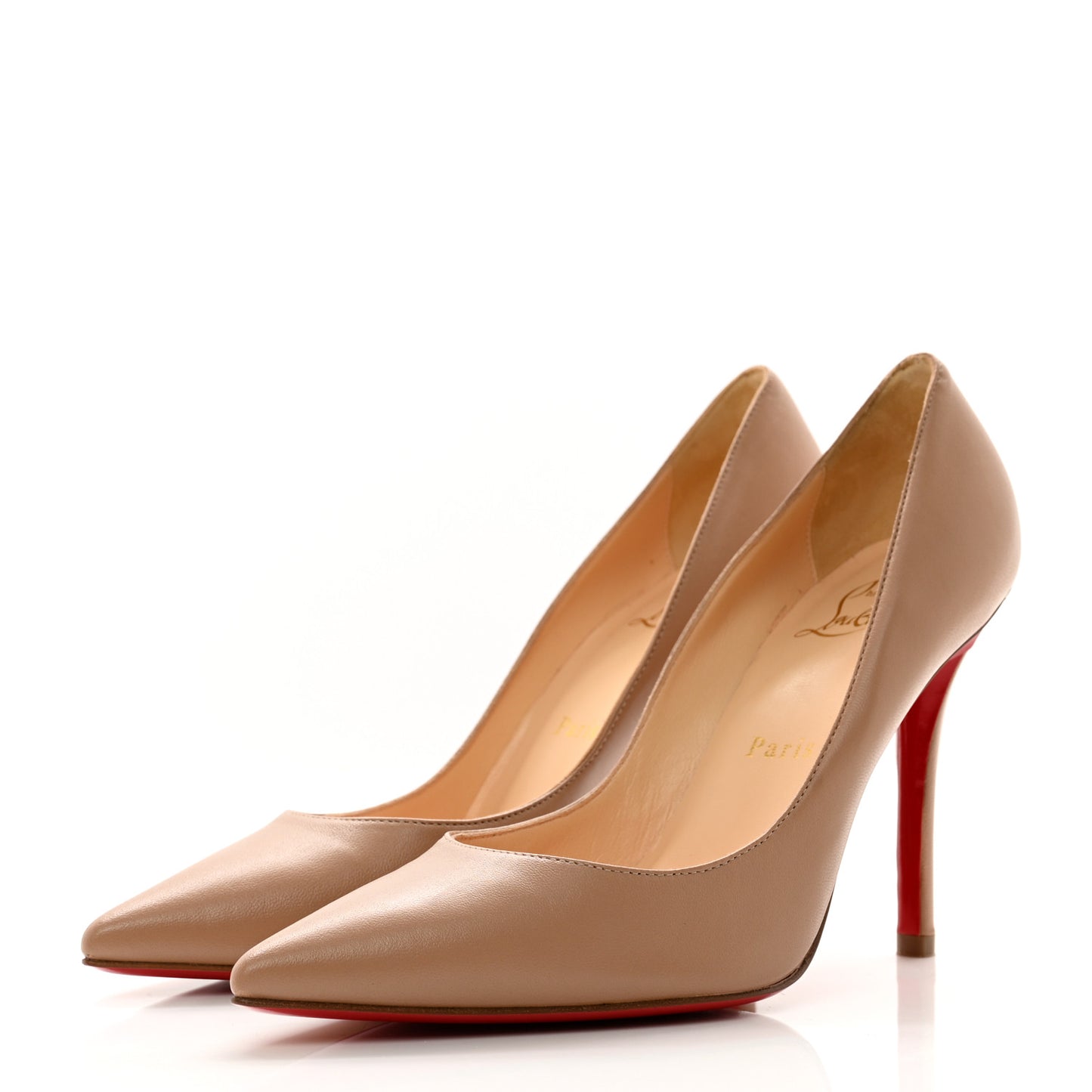 Nappa Apostrophy 100 Pumps 36.5 Nude