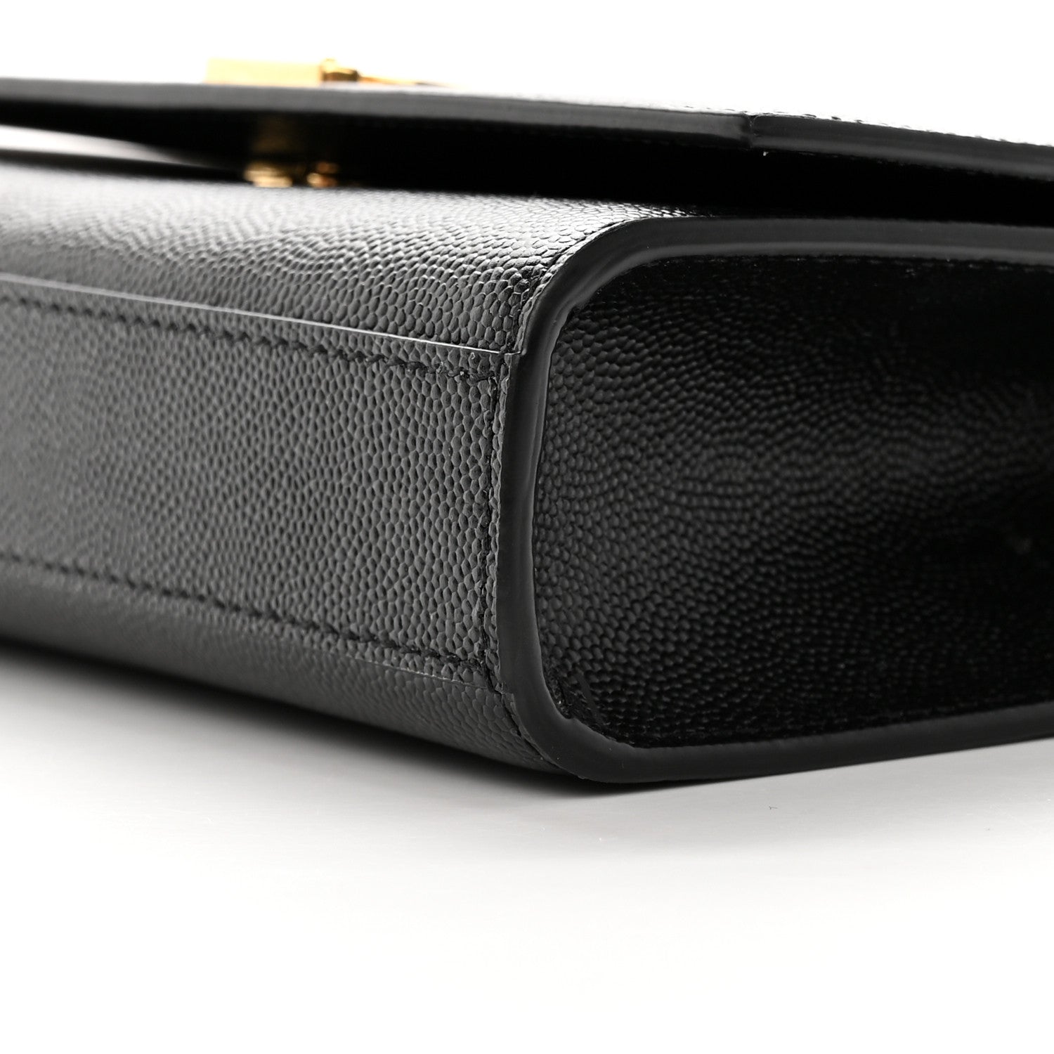 Saint Laurent Grain De Poudre Small Monogram Kate Satchel Black 10 of 15