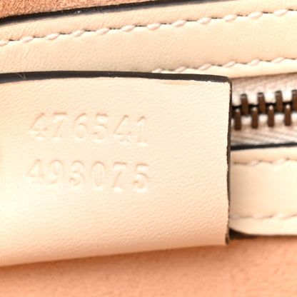 Gucci Calfskin Sylvie Web Small Queen Margaret Top Handle Bag White 7 of 10