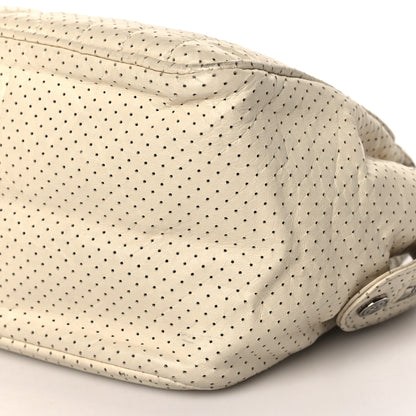 Chanel Calfskin Perforated 50's Satchel Beige 9 of 9