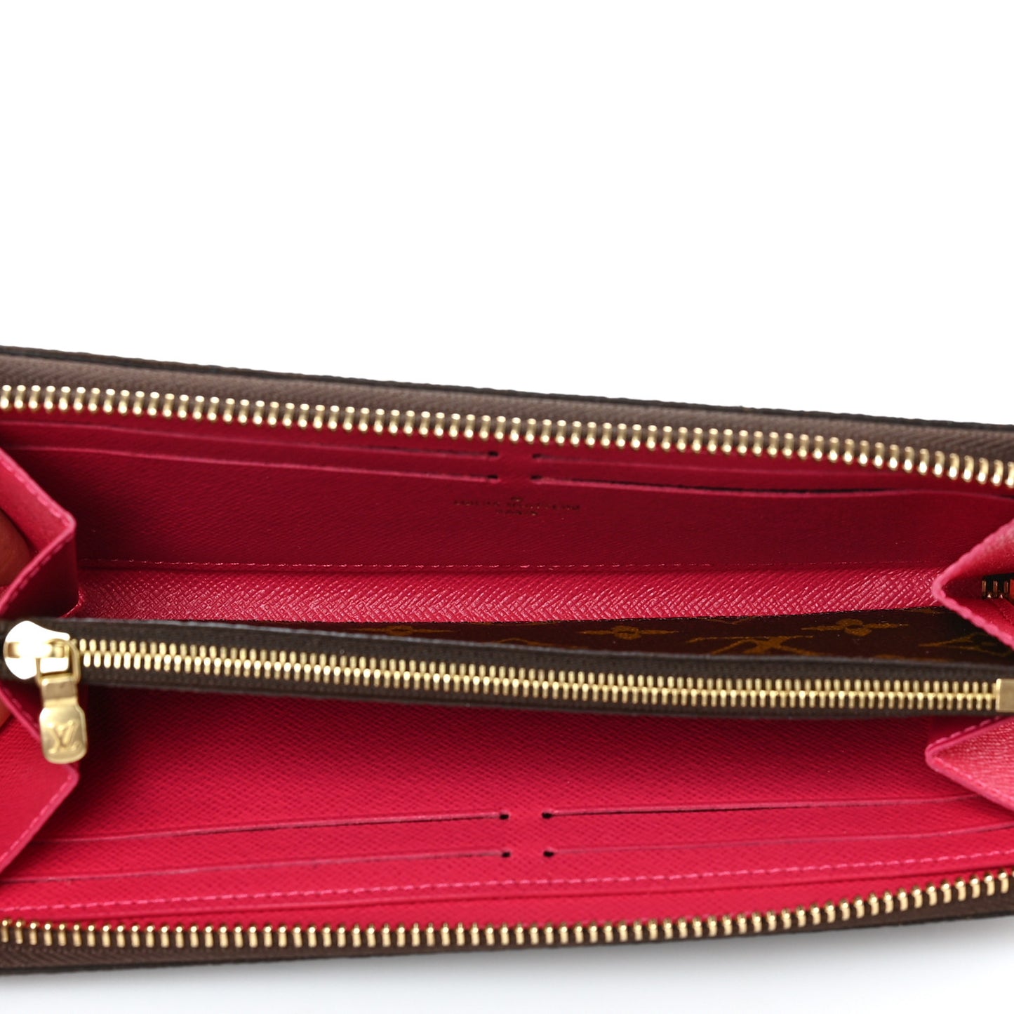 Monogram Clemence Wallet Fuchsia