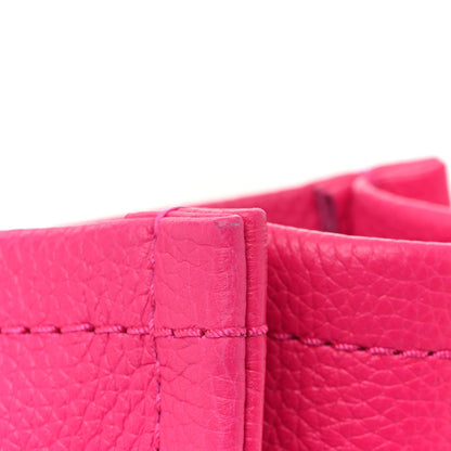 Marc Jacobs Grained Calfskin Large The Tote Bag Hot Pink 12 of 13