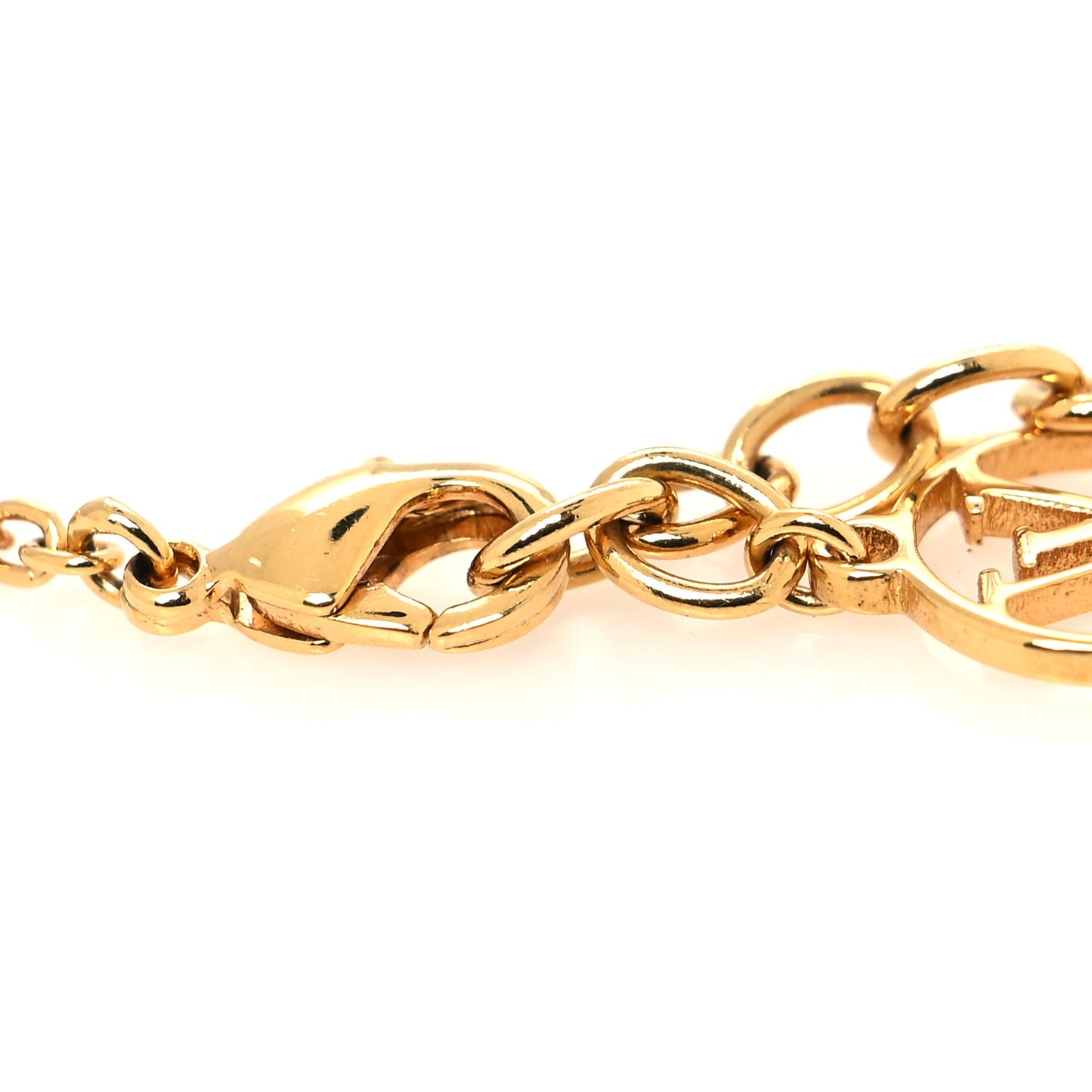 Metal L To V Bracelet Gold Silver