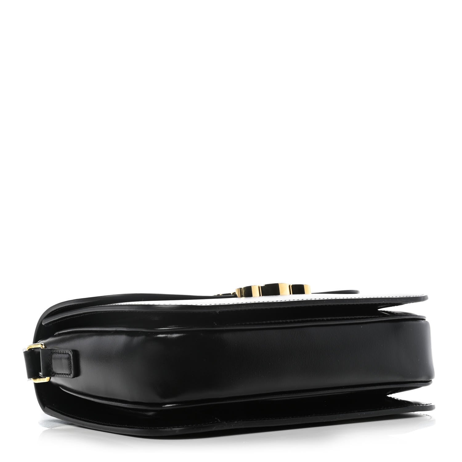 Celine Shiny Calfskin Medium Triomphe Black 4 of 13