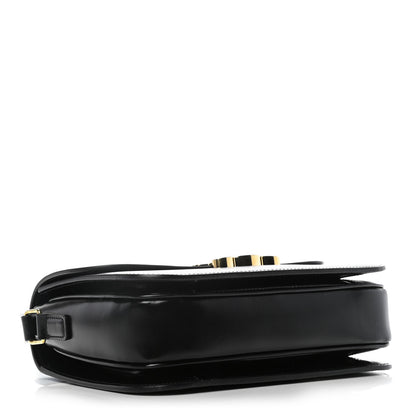 Celine Shiny Calfskin Medium Triomphe Black 4 of 13
